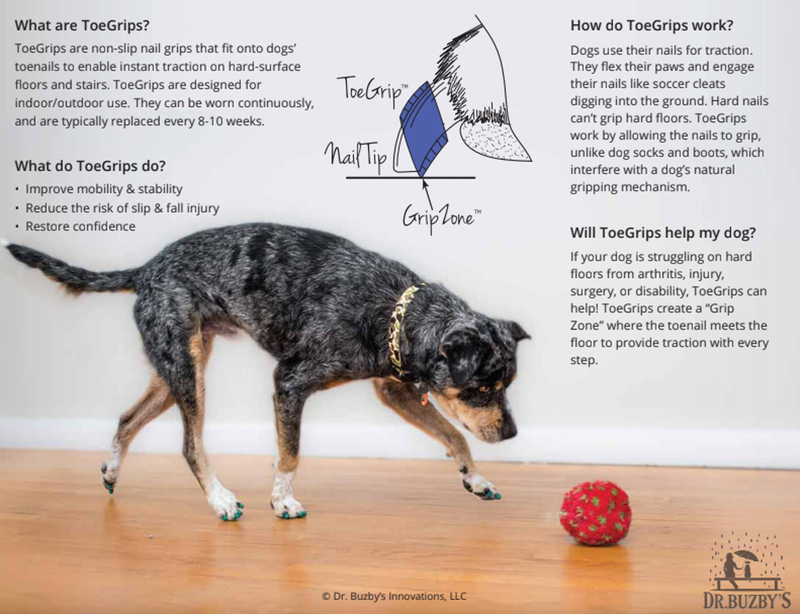 Dog ToeGrips brochure